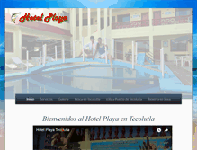 Tablet Screenshot of hotelplayaentecolutla.com